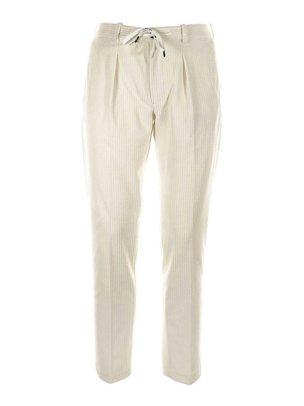 CIRCOLO 1901: casual trousers - Cream trousers
