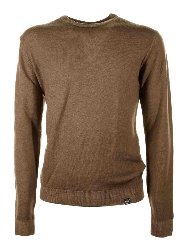 Colmar Originals: Strickpullover mit Rundhalsausschnitt - Rundhalspullover - Hellrot