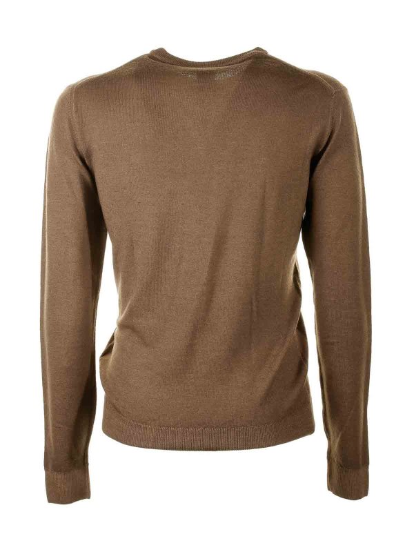 Colmar Originals: Strickpullover mit Rundhalsausschnitt online - Rundhalspullover - Hellrot