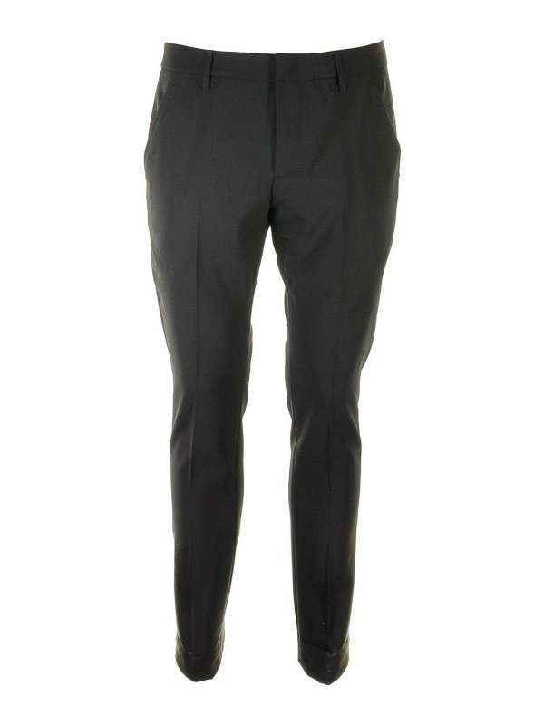 DONDUP: Pantalones casual - Pantalón Casual - Negro