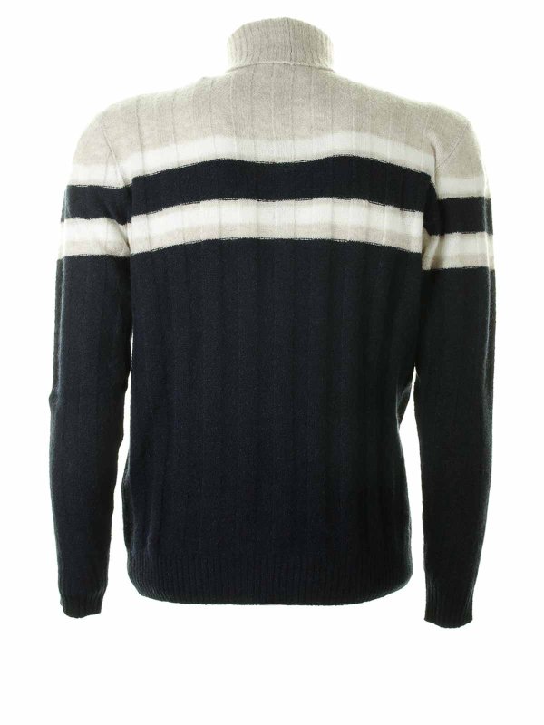 ELEVENTY: Turtlenecks & Polo necks online - Striped Cashmere Turtleneck