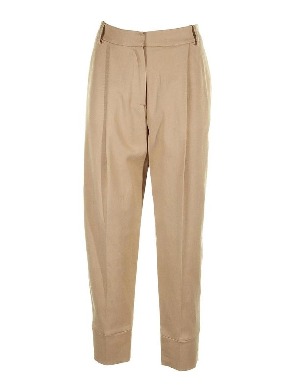 ELEVENTY: Pantalones de sastrerìa - Pantalones De Sastrería - Blanco