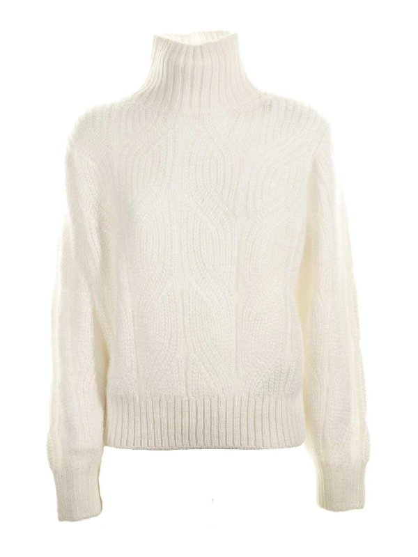 ELEVENTY: Turtlenecks & Polo necks - Mohair and silk turtleneck