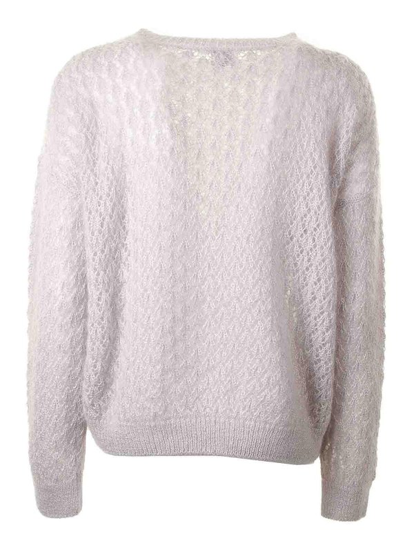 ELEVENTY: Strickpullover mit Rundhalsausschnitt online - Rundhalspullover - Grau