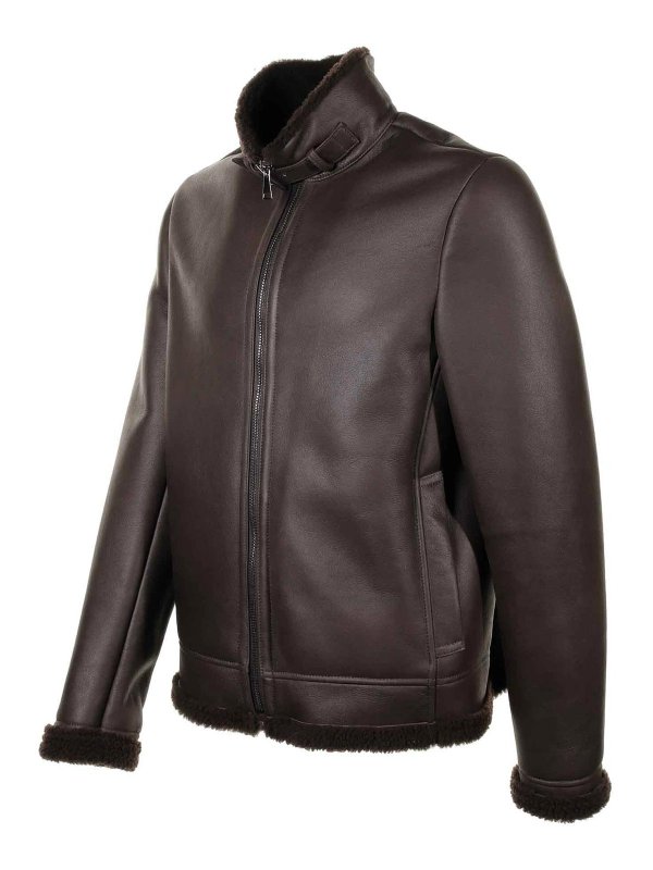 GOLD RUSH: Lederjacken online - Lederjacke - Dunkelbraun