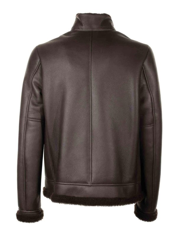 The Best Shops GOLD RUSH: Lederjacken - Lederjacke - Dunkelbraun