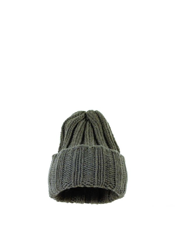 The Best Shops INVERNI: hats & caps - Military Green Cashmere Beanie