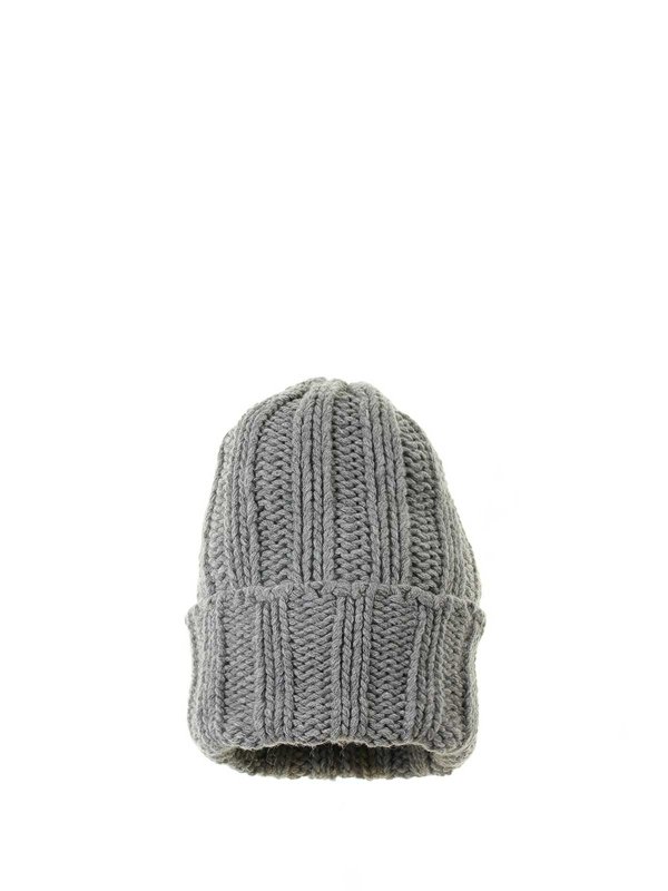 The Best Shops INVERNI: hats & caps - Gray Cashmere Beanie