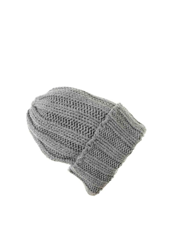Gray Cashmere Beanie shop online: INVERNI
