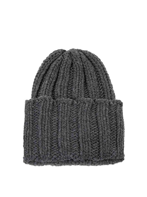 INVERNI: hats & caps online - Anthracite Cashmere Beanie