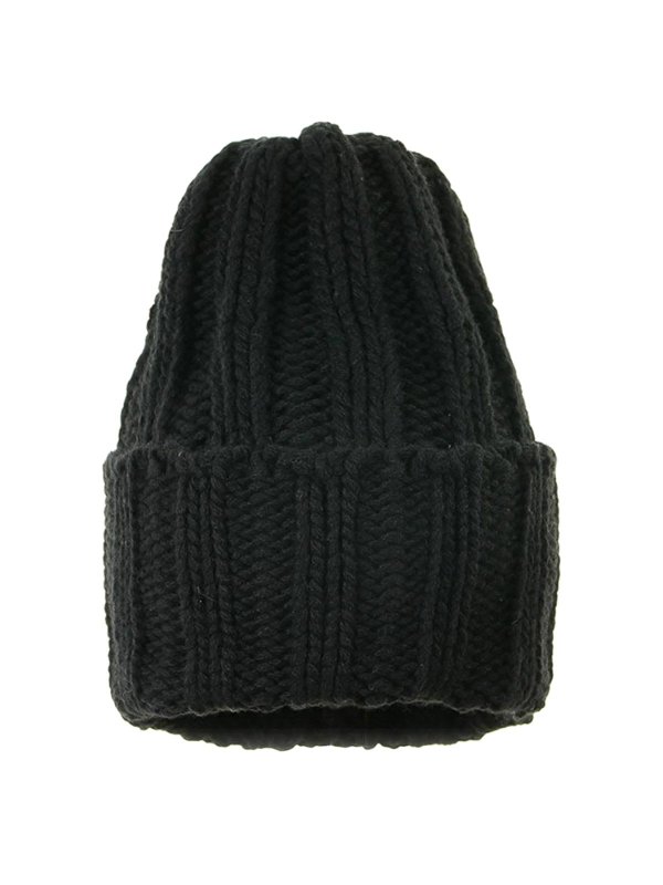 INVERNI: hats & caps - Black Cashmere Beanie