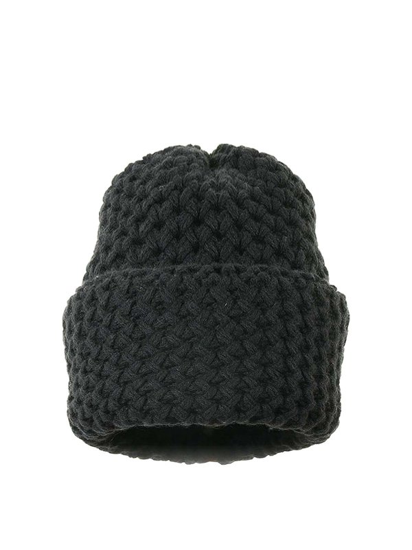 INVERNI: hats & caps - Black Honeycomb Cap