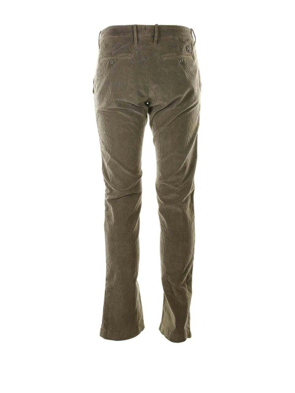 JACOB COHEN: casual trousers online - Olive Green Trousers