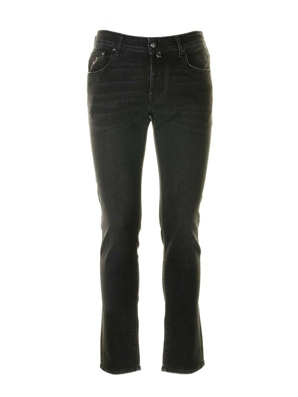 JACOB COHEN: Bootcut - Bootcut Jeans - Dunkles Jeansblau