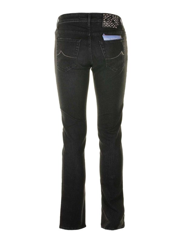 JACOB COHEN: Bootcut online - Bootcut Jeans - Dunkles Jeansblau