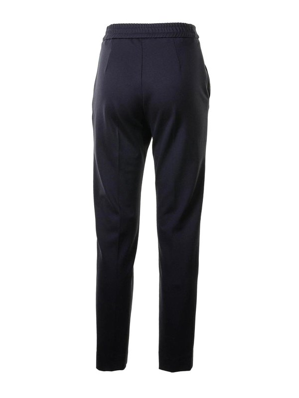 KAOS: casual trousers online - Navy Blue Cigarette Pants