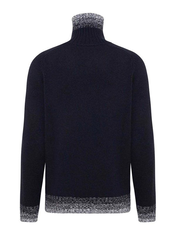 MALO: Turtlenecks & Polo necks online - Navy blue turtleneck