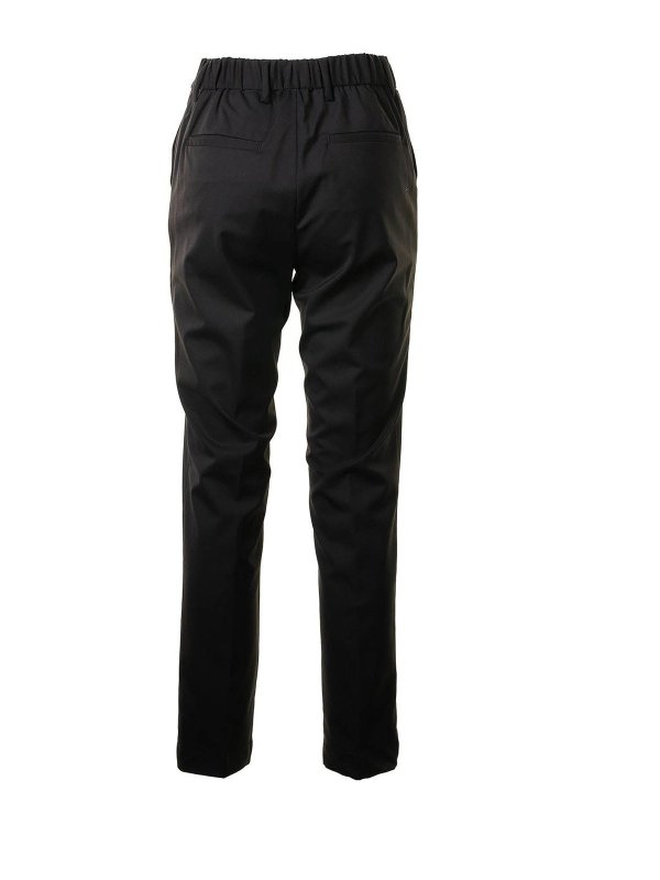 Myths: pantaloni casual online - Pantalone Chino Nero A Vita Alta