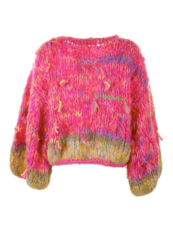 NIZHONI: boat necks online - Thora sweater hand-knitted