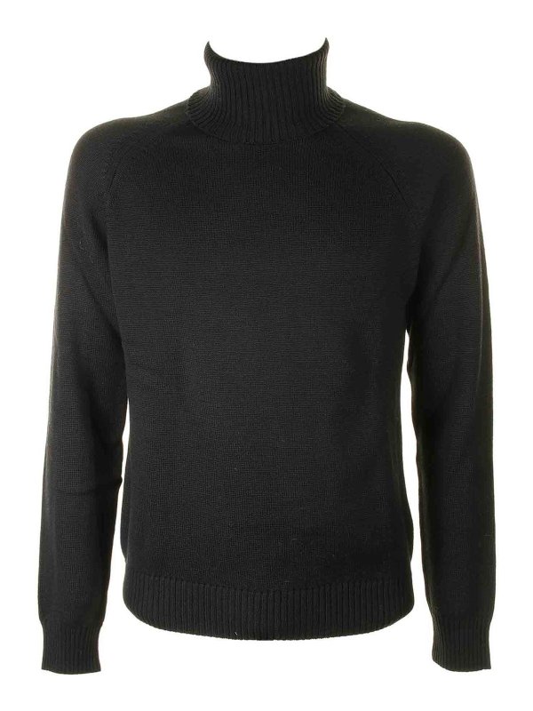 Paolo Pecora: Turtlenecks & Polo necks - Black turtleneck
