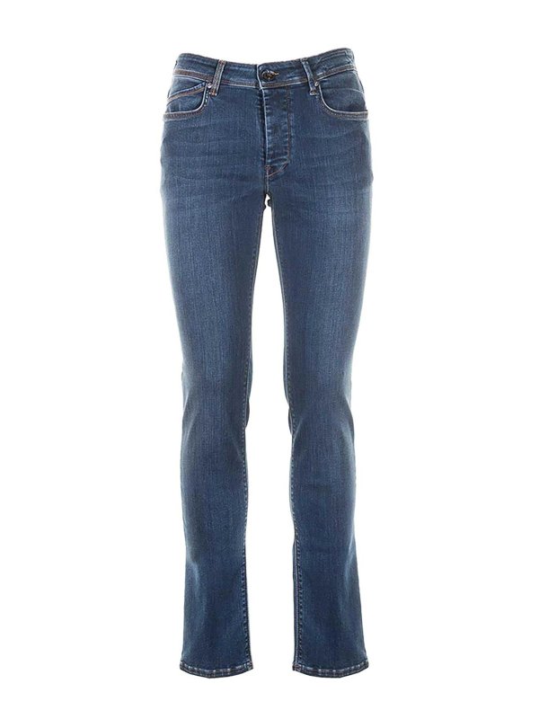 RE-HASH: Bootcut - Bootcut Jeans - Blau
