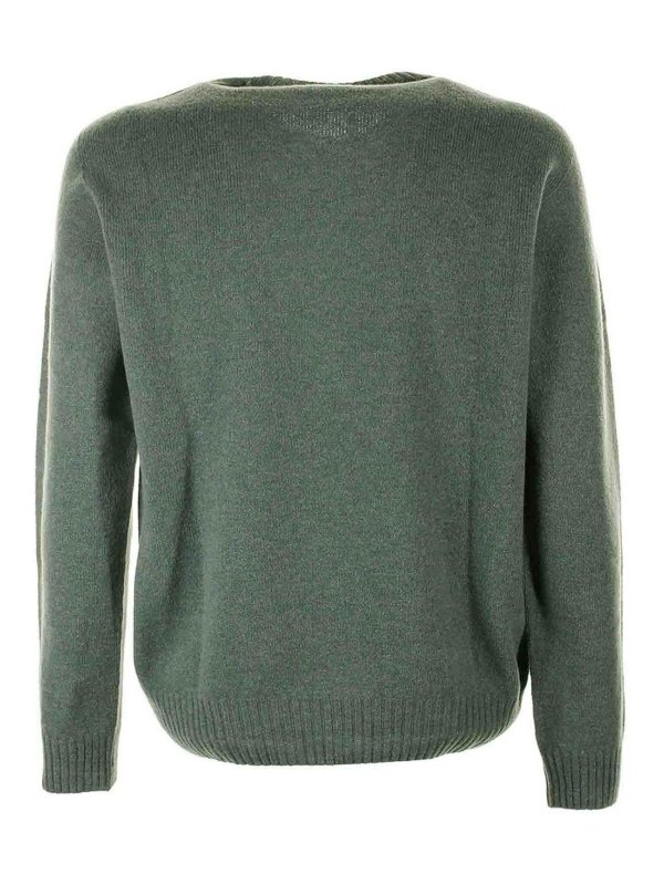 SEVENTY: Strickpullover mit Rundhalsausschnitt online - Rundhalspullover - Grün