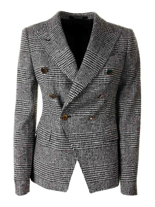TAGLIATORE: blazers - Jalicya Double-Breasted Blazer Jacket