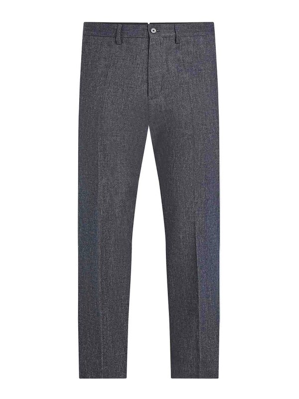 TOMMY HILFIGER: Pantalons casual - Pantalons Décontractés - Bleu