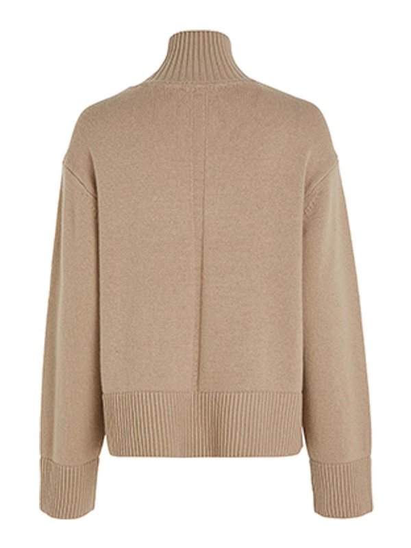 TOMMY HILFIGER: Col roulé & Col polo online - Pull Col Roulé - Blanc