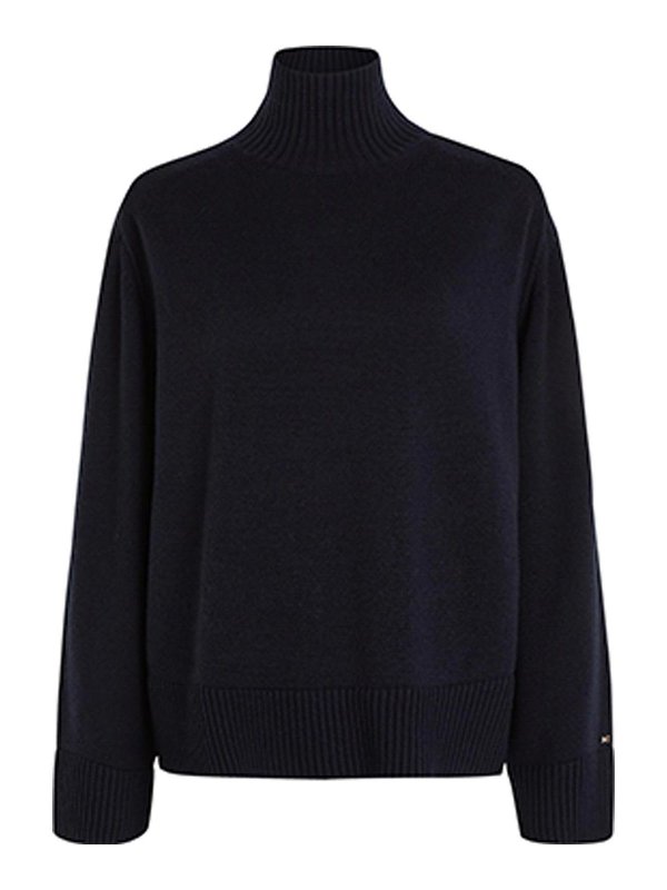TOMMY HILFIGER: Turtlenecks & Polo necks - Relaxed Fit Pullover