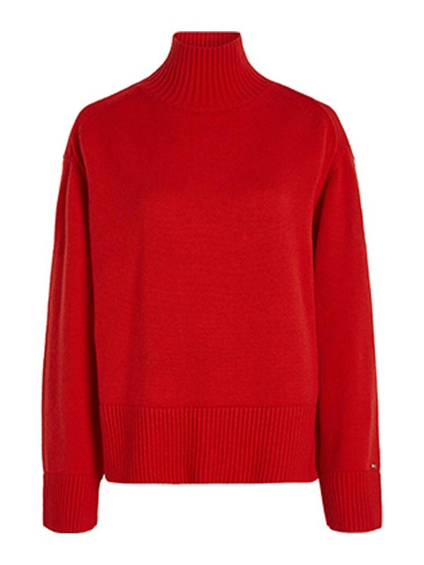 TOMMY HILFIGER: Turtlenecks & Polo necks - Relaxed Fit Pullover