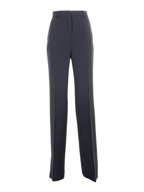 MAX MARA STUDIO: casual trousers - Straight High Waisted Trousers