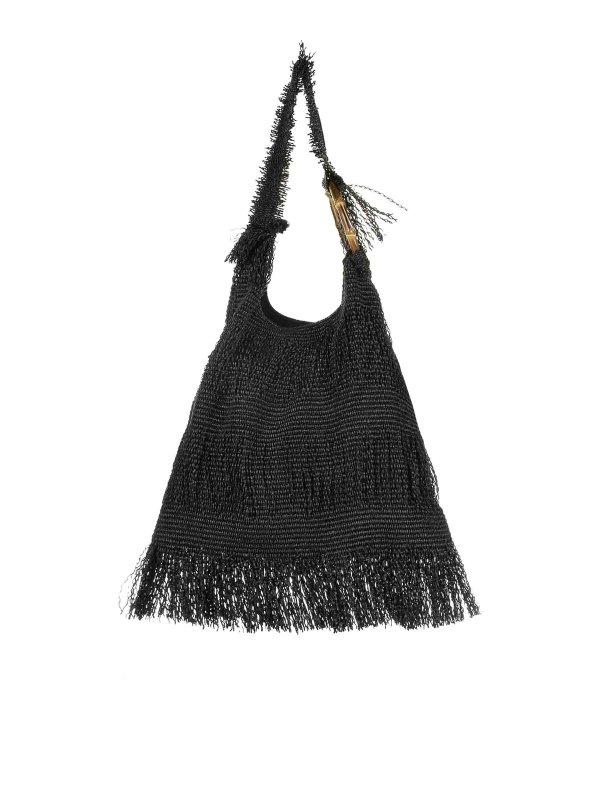 ANITA BILARDI: トートバッグ - トートバッグ - 黒