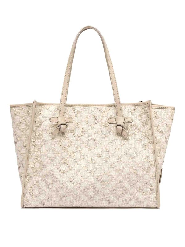 GIANNI CHIARINI: トートバッグ - トートバッグ - ライトグレー