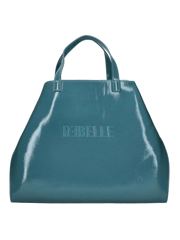 REBELLE: トートバッグ - トートバッグ - ダークウォッシュ