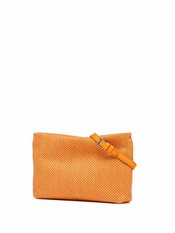 GIANNI CHIARINI: clutches online - Brenda Orange Clutch Bag