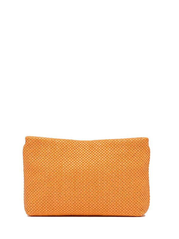 The Best Shops GIANNI CHIARINI: clutches - Brenda Orange Clutch Bag