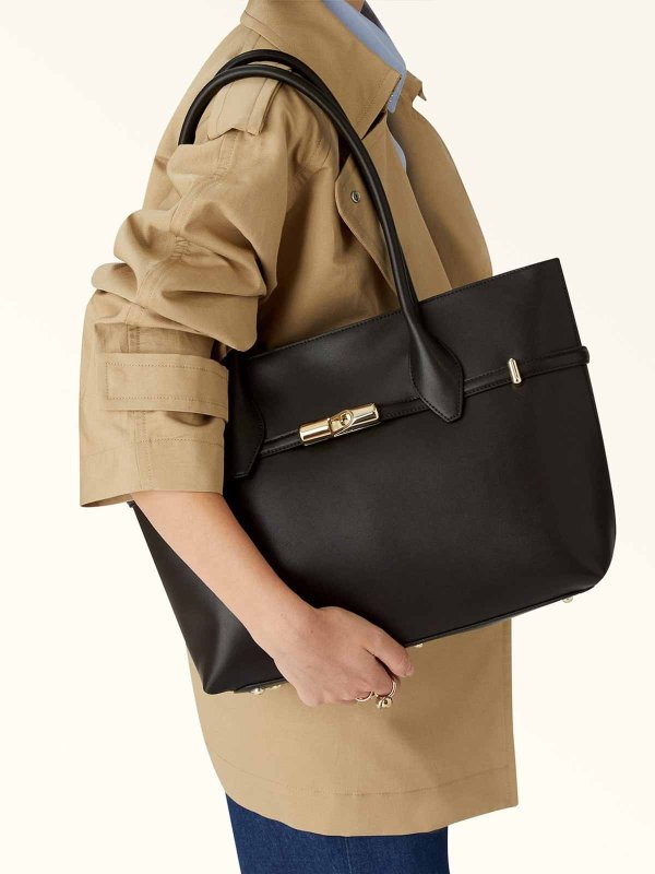 トートバッグ - 黒 shop online: FURLA