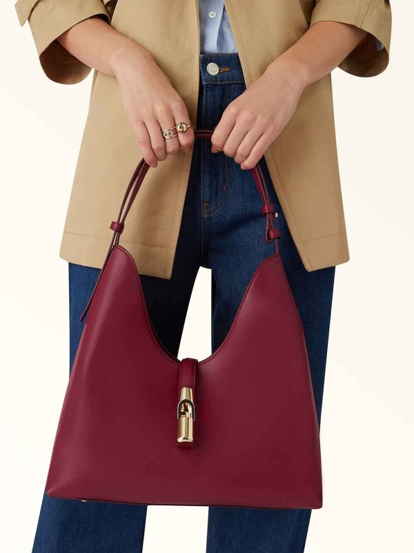 トートバッグ - ダークレッド shop online: FURLA