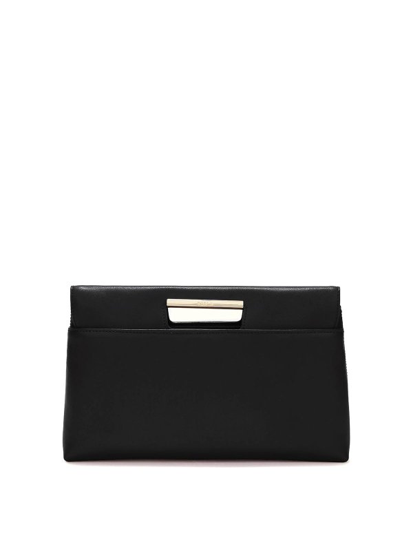 FURLA: クラッチバッグ - クラッチバッグ - 黒