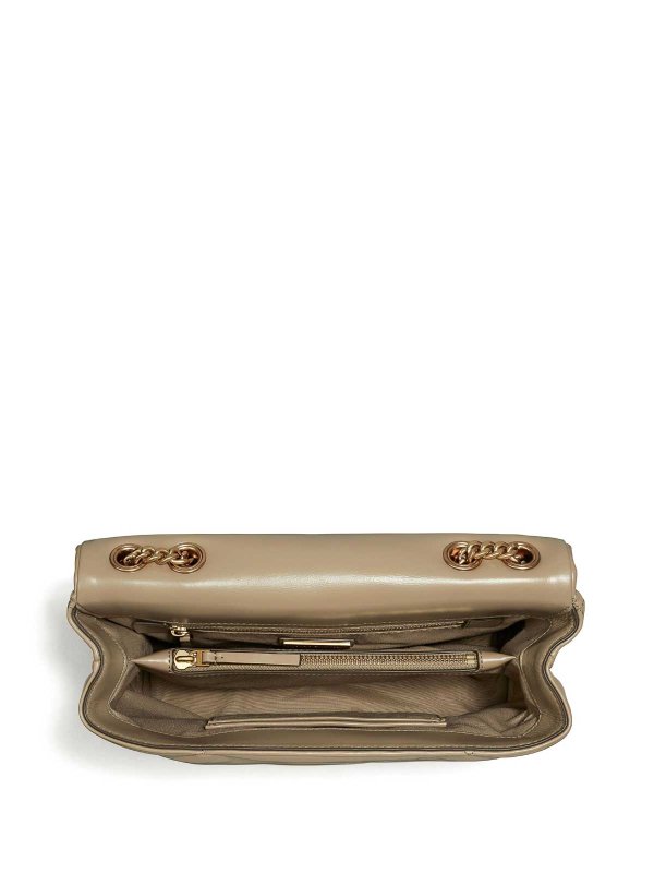 Kira Tortora Leather Shoulder Bag shop online: TORY BURCH