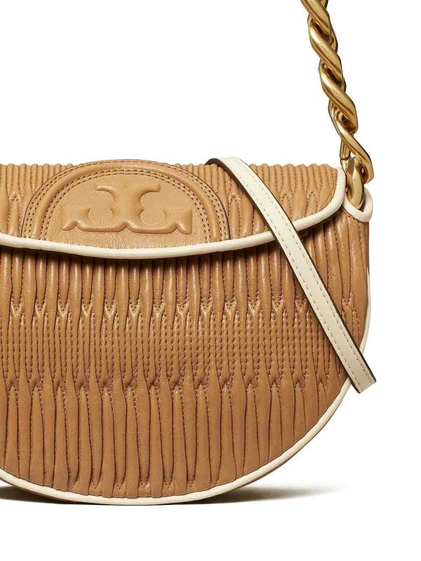 The Best Shops TORY BURCH: cross body bags - Fleming Crescent Moon Mini Bag