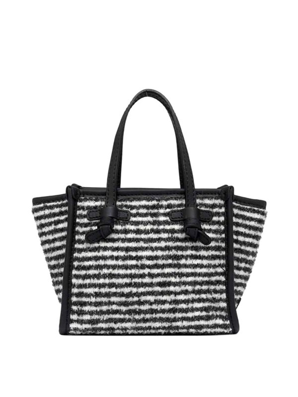 GIANNI CHIARINI: トートバッグ - トートバッグ - 黒