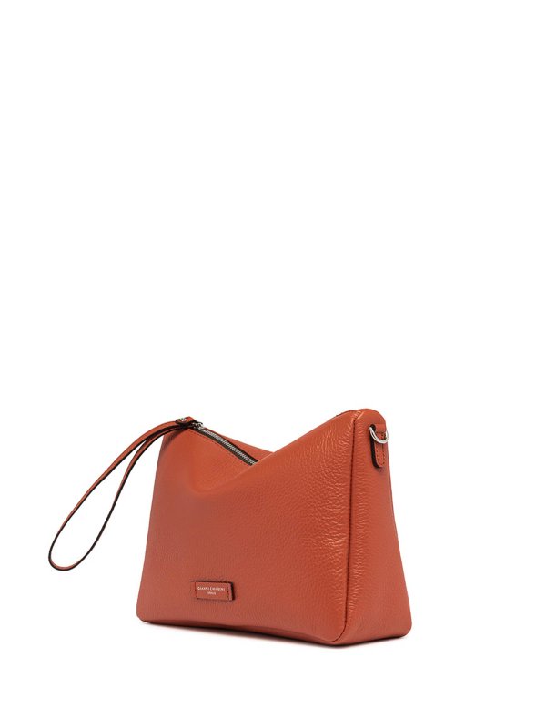 GIANNI CHIARINI: pochette online - Pochette Nora In Pelle Martellata