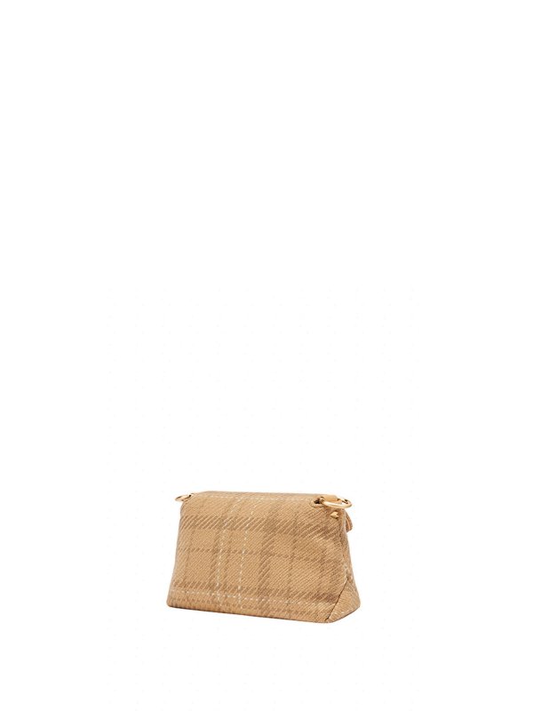 BALLANTYNE: shoulder bags online - Diamond Micro Shoulder Bag In Tartan Fabric