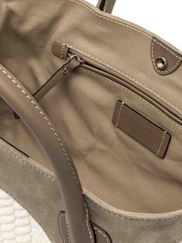 GIANNI CHIARINI: bowling bags online - Judy Bowling Bag In Jacquard