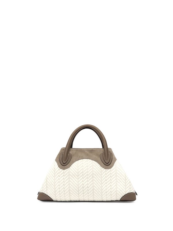 Judy Bowling Bag In Jacquard shop online: GIANNI CHIARINI