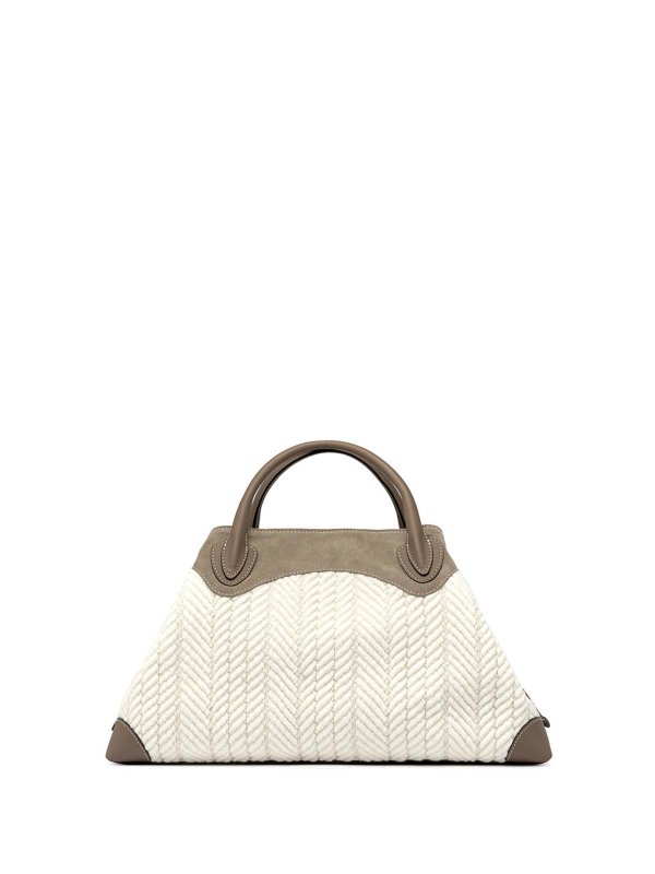 Judy Bowling Bag In Jacquard shop online: GIANNI CHIARINI