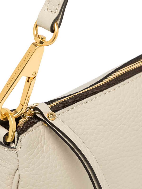 GIANNI CHIARINI buy online Brooke Mini Bag In Beige Bubble Leather
