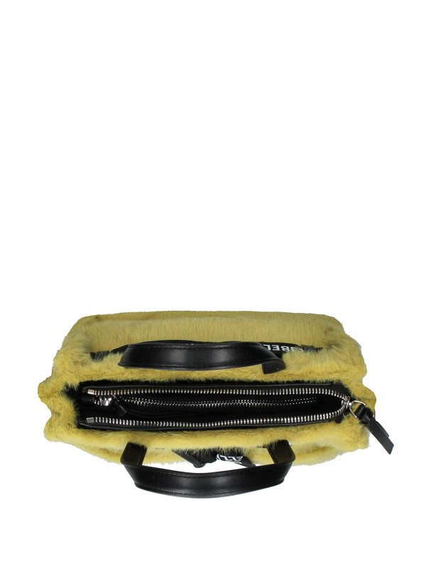 REBELLE buy online Mini Borsa Argenta Gialla In Eco Pelliccia